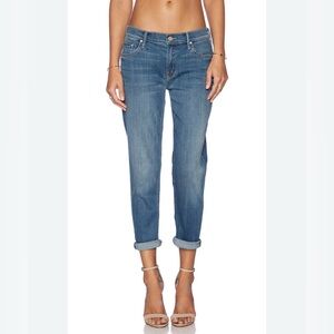 MOTHER denim the drop out light wash jeans size 26